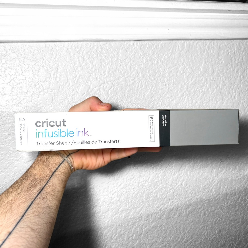 BNIB Cricut Infusible Ink Transfer‎ Sheets Warm Gray 12x12 Heat Activated 2 NEW
